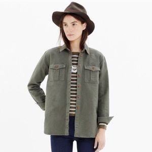 Madewell fieldbound cargo shirt, heavy cotton